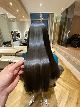 ロング men'ssalon Zina天神所属・✨髪質改善/顔周りカ ット/縮毛矯正✨三隅のヘアスタイル