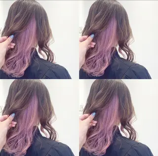 ミディアム カラー 💘韓国カラー💘 クルミのヘアスタイル