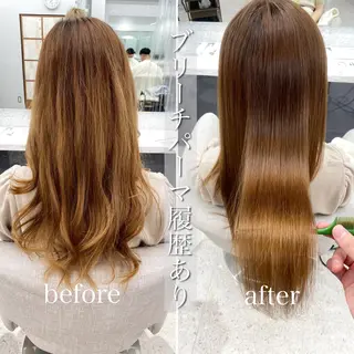 ロング 京都レイヤーカット/ 縮毛矯正/羽柴りくのヘアスタイル