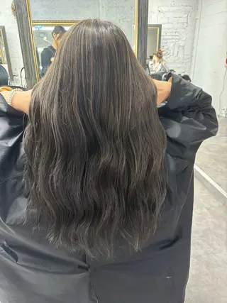 ロング カラー ハイトーン/ダブル カラー/akihoのヘアスタイル