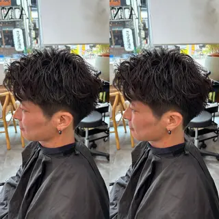 ショート メンズ 鹿児島 TSUBASAのヘアスタイル