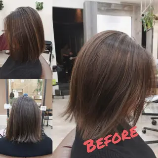 カラー ミディアム N°emirai溝口 MG 🌈梶谷龍吾のヘアスタイル