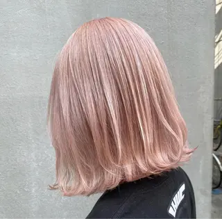 ミディアム カラー 透明感/血色カラー/ 似合せレイヤー/ゆいのヘアスタイル