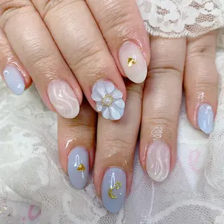 ネイル La neige* yuki 🥯🍑のネイルデザイン