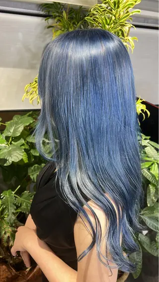 ミディアム カラー mimiiy梅田 中崎町ハイトーンのヘアスタイル