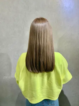 セミロング カラー 髪質改善＊韓国ヘア＊ レイヤー＊IBUKIのヘアスタイル