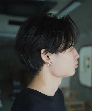 ショート パーマ メンズ 雪音/美髪縮毛矯正 /ニュアンスパーマのヘアスタイル