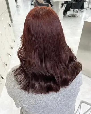 ロング カラー みう/仙台/暖色/ 艶髪/顔周りカット/のヘアスタイル