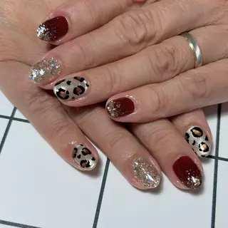 ミディアム 上田 風香のネイルデザイン