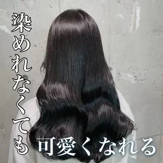 セミロング Ella所属・nana【艶髪】/ レイヤー/縮毛矯正のヘアスタイル