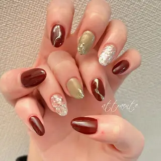 ショート カラー キッズ ネイル マツエク・マツパ アイブロウ メンズ ease NAIL SALONのネイルデザイン