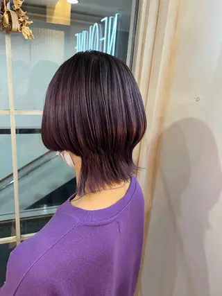 ミディアム カラー 🦕望月渉🦕 パーマ🌪️ブリーチのヘアスタイル