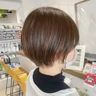 ショート ✨圧倒的満足度◎ 小顔美人ショート✨佃のヘアスタイル