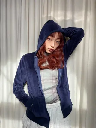 カラー 森田遥奈/透明感カラ ー/似合わせカットのヘアスタイル