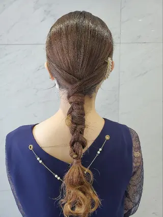 ヘアアレンジ ロング bei licoldo所属・仁科 美乃里のヘアスタイル