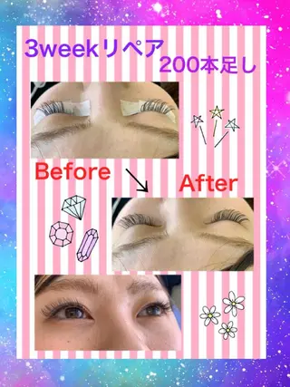マツエク・マツパ Eyelash salon u'iのマツエク・マツパデザイン