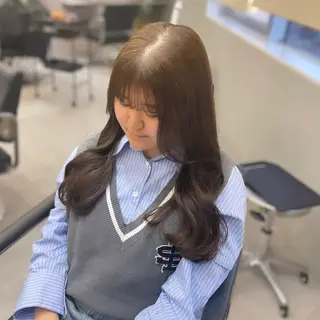 ロング カラー Rui/透明感カラー 暖色/レイヤーカットのヘアスタイル