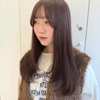 ロング カラー ParveMix 🩶🫧入江 香名のヘアスタイル