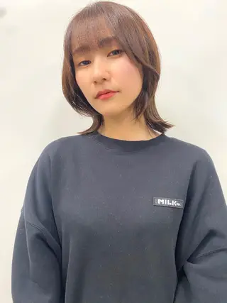 ミディアム カラー nambu-GARDEN所属・上田 昂雅のヘアスタイル