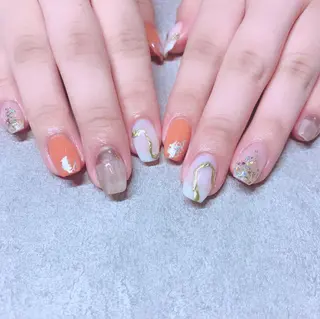 カラー ネイル Cozy_ ilumのネイルデザイン