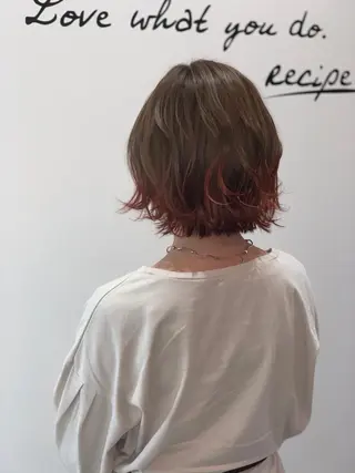 ショート カラー 河内 元伸のヘアスタイル