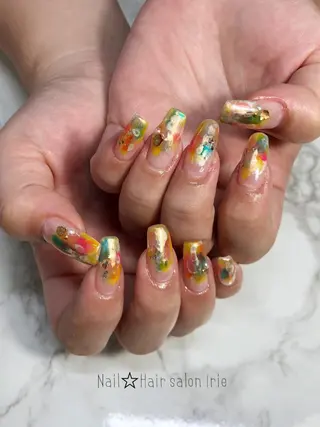 ネイル Hair salon Irie所属・與儀 知佳のネイルデザイン