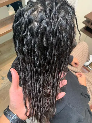 セミロング パーマ メンズ n/m by JILBLAN所属・n/m by JIL BLAN KAIのヘアスタイル