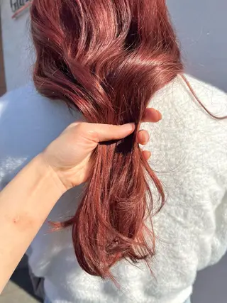 セミロング カラー ヘアアレンジ ちひろ /似合わせカラーのヘアスタイル