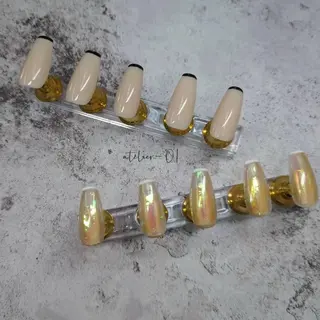 ネイル 🩵atelier- 01 優奈🩵のネイルデザイン