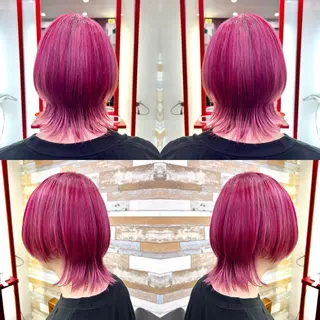 ショート カラー "PEPPU "所属・🌈推し色派手髪 ハイトーンShinのヘアスタイル
