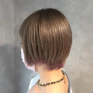 ショート ブリーチ🔥ベージュ /グレー/daikiのヘアスタイル