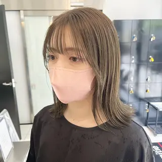 ミディアム カラー channel所属・Natsumi ❤︎のヘアスタイル