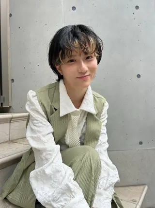 ショート 横浜カラー/パーマ/ SAKI💫のヘアスタイル