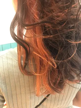 ロング カラー Snaly カラー特化ページのヘアスタイル