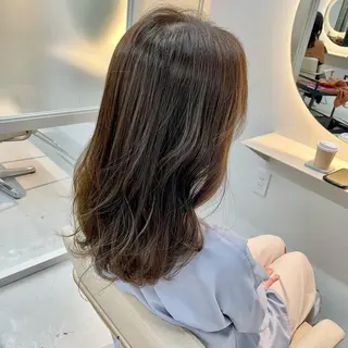 セミロング カラー sida西院店/ 西村真夜のヘアスタイル