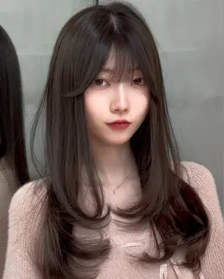 ミディアム カラー 【美髪矯正】 吉村　清志のヘアスタイル