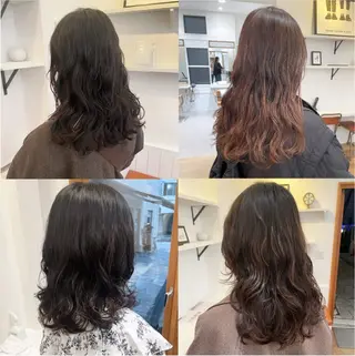 ロング カラー パーマ 髪質改善ストレート✨ パーマヘア✨YUKIのヘアスタイル