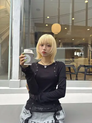 ショート カラー 💎透明感カラー特化 💎TAISEIのヘアスタイル