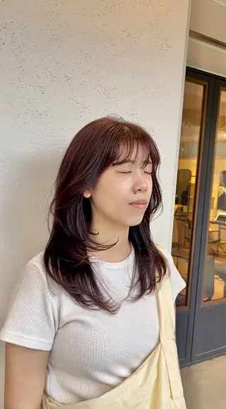 ロング 今村 美空のヘアスタイル