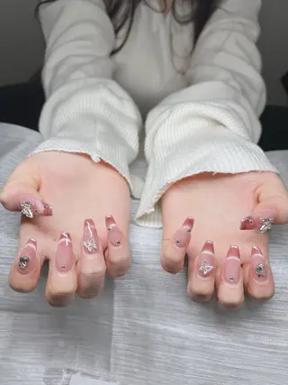 ネイル Lee Nails チップ長さだし専門店のネイルデザイン