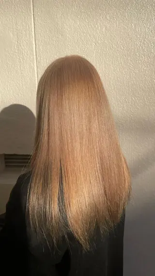 ロング カラー 🧸赤み消し🐾 ラベンダー/yuのヘアスタイル