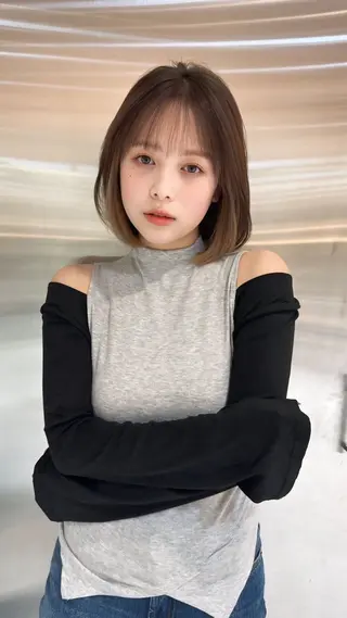 ミディアム 新宿/髪質改善/暖色 カラー/shiyuのヘアスタイル