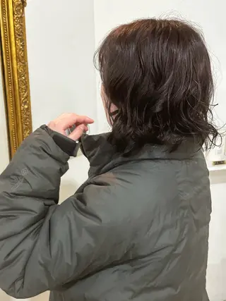 ミディアム パーマ La.LAUREN所属・透明感カラー/ TETSUのヘアスタイル