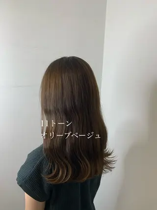 ロング メンズバレイヤージュ 斉藤春のヘアスタイル
