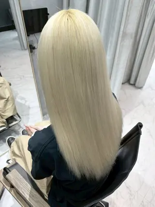 ロング カラー ハイトーン/韓国風/ 艶髪/吉祥寺のヘアスタイル