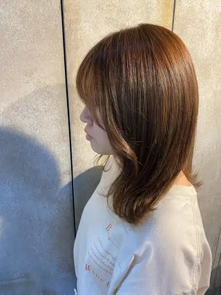 セミロング 大橋 美咲のヘアスタイル
