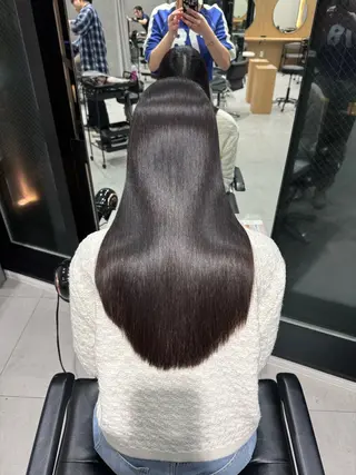 ロング RAF TOKYO 薬院店所属・福岡／艶髪カラー/ 髪質改善/SAEのヘアスタイル