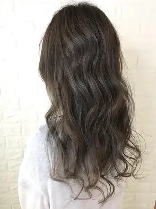 ロング カラー エイジングケア特化 美容師✂️山崎竜二のヘアスタイル