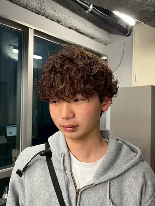 カラー パーマ メンズ 坂本響 メンズカット/パーマのヘアスタイル