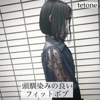 ミディアム テトネ タカシのヘアスタイル